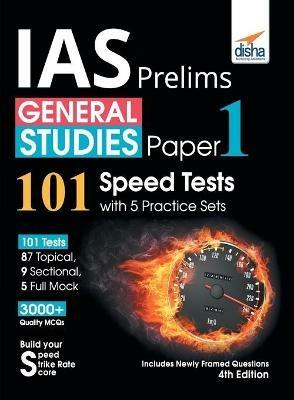 IAS Prelims General Studies Paper 1 - 101 Speed Tests with 5 Practice Sets - Disha Experts - cover