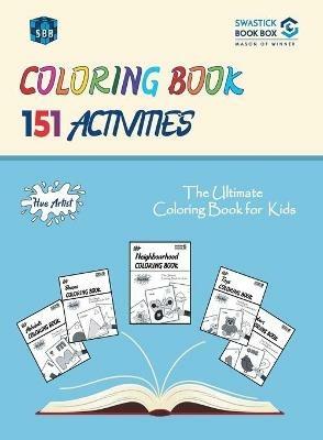 SBB Coloring Book 151 Activities - Swastick Book Box - cover