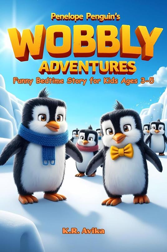 Penelope Penguin's Wobbly Adventures: Funny Bedtime Story for Kids Ages 3-5 - K.R. Avika - ebook