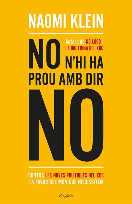 No n'hi ha prou amb dir no - Naomi Klein,Jordi Boixadós Bisbal,Mercè Santaularia Campillo - ebook