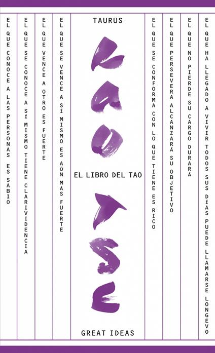 El libro del Tao (Serie Great Ideas)