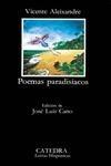 Libro in inglese Poemas Paradisiacos  - Vicente Aleixandre