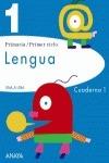 Libro in inglese Cuaderno 1 Lengua Primaria 1 Una a Una 