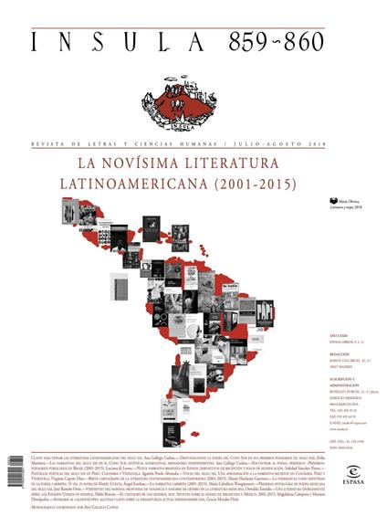 La novísima literatura latinoamericana (2001-2015) (Ínsula n° 859-860 julio-ago)