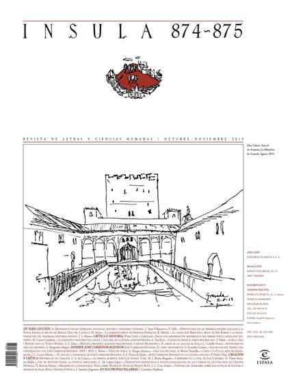 Misceláneo (Ínsula n° 874-875, octubre-noviembre de 2019)