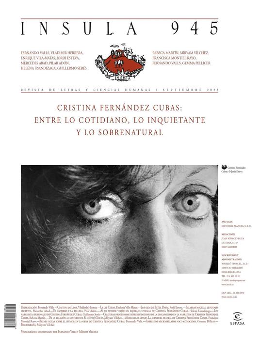 Cristina Fernández Cubas: entre lo cotidiano, lo inquietante y lo sobrenatural