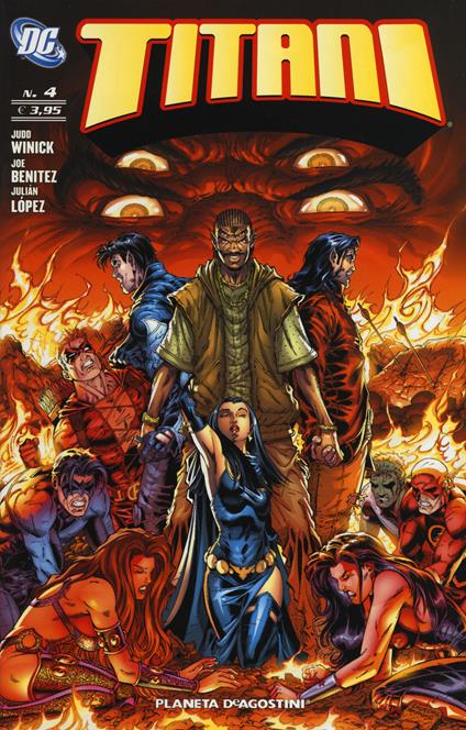 Titani. Vol. 4 - Judd Winick,Joe Benitez,Julián López - copertina