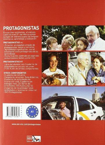 Protagonistas: Libro del alumno + cuaderno de actividades + audio-CDs (2)- A1 - 2