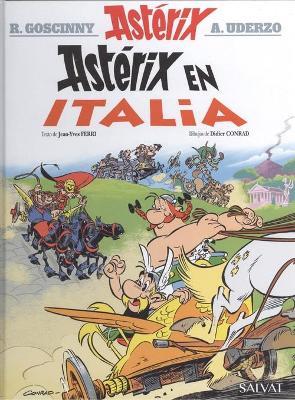 Asterix in Spanish: Asterix en Italia - Jean-Yves Ferri,Rene Goscinny - cover