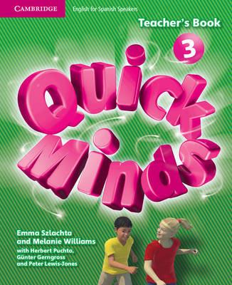 Quick Minds Level 3 Teacher's Book Spanish Edition - Melanie Williams,Emma Szlachta - cover