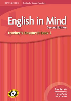 English in Mind for Spanish Speakers Level 1 Teacher's Resource Book with Class Audio CDs (3) - Brian Hart - cover