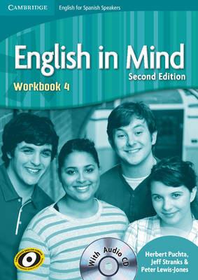 English in Mind for Spanish Speakers Level 4 Workbook with Audio CD - Herbert Puchta,Jeff Stranks,Peter Lewis-Jones - cover