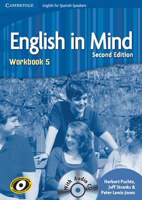 English in Mind for Spanish Speakers Level 5 Workbook with Audio CD - Herbert Puchta,Jeff Stranks,Peter Lewis-Jones - cover