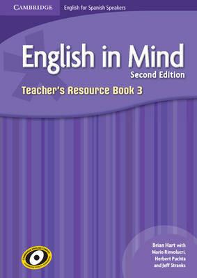 English in Mind for Spanish Speakers Level 3 Teacher's Resource Book with Class Audio CDs (4) - Brian Hart - cover