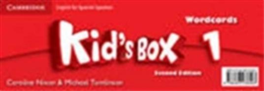 Kid's Box Level 1 Wordcards English for Spanish Speakers - Caroline Nixon,Michael Tomlinson - cover