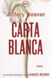 Carta Blanca - Jeffery Deaver - cover