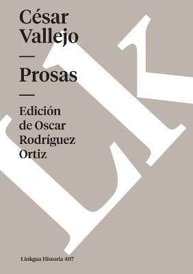 Prosas - Cesar Vallejo - cover