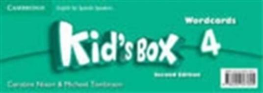 Kid's Box Level 4 Wordcards English for Spanish Speakers - Caroline Nixon,Michael Tomlinson - cover