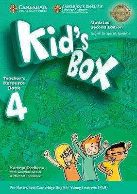 Kid's Box Level 4 Teacher's Resource Book with Audio CDs (2) Updated English for Spanish Speakers - Kathryn Escribano - cover
