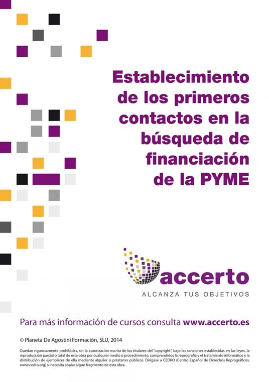 Establecimiento de los primeros contactos en la búsqueda de financiación...PYME