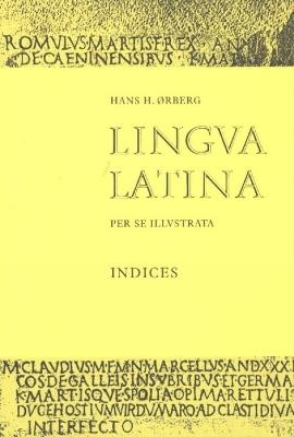 Lingua Latina - Indices - Hans H. rberg - cover