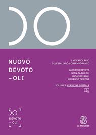 Nuovo Devoto-Oli. Il vocabolario dell'italiano contemporaneo 2022. Con App scaricabile su smartphone e tablet