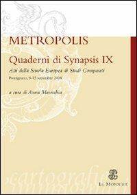 Quaderni di Synapsis. Vol. 9: Metropolis - copertina