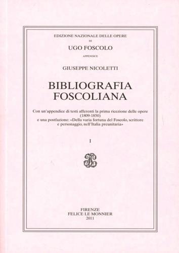 Bibliografia foscoliana - Giuseppe Nicoletti - 3