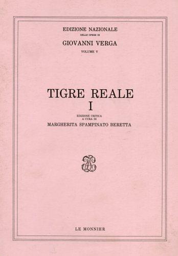 Tigre reale. Vol. 1 - Giovanni Verga - copertina