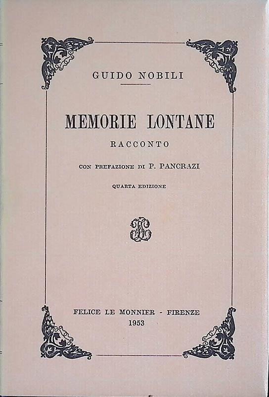 Memorie lontane