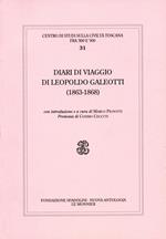 Diari di viaggio di Leopoldo Galeotti (1863-1868)