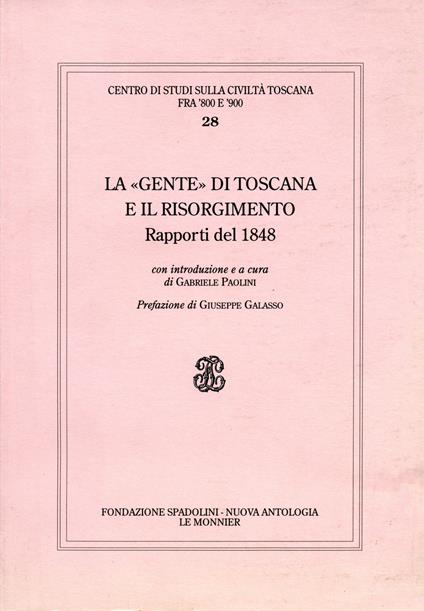 La Toscana nel 1848-49 - Gabriele Paolini - copertina