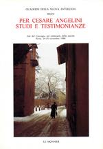 Per Cesare Angelini. Studi e testimonianze