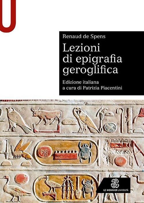 Lezioni di epigrafia geroglifica - Renaud De Spens - copertina