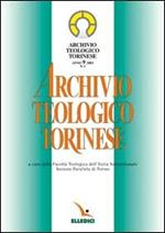 Archivio teologico torinese (2003). Vol. 1