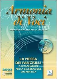 Armonia di voci (2003). Con CD Audio. Vol. 4: Messa dei fanciulli e acclamazioni - copertina