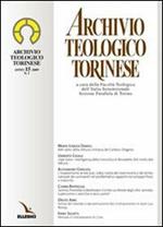 Archivio teologico torinese (2009). Vol. 1