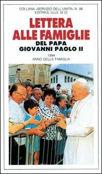 Lettera alle famiglie - Giovanni Paolo II - copertina