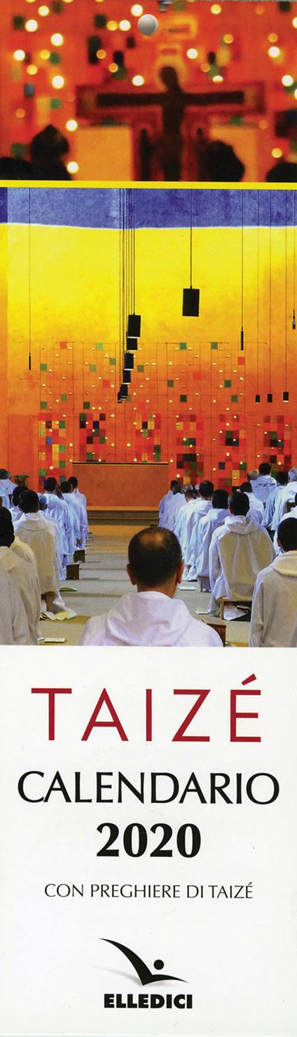 Taizé. Calendario segnalibro 2020 - copertina