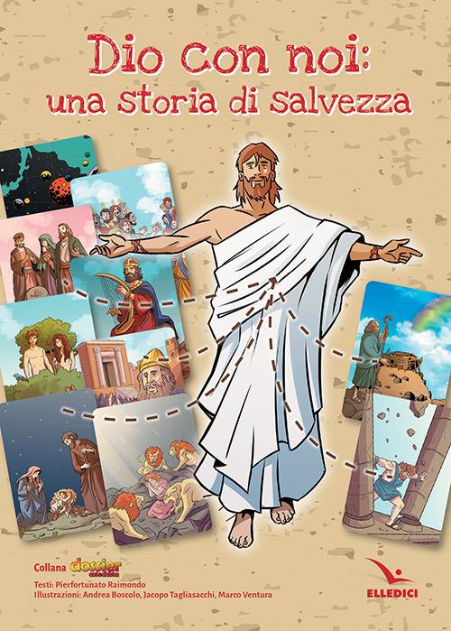 Dio con noi. Una storia di salvezza. Poster - Pierfortunato Raimondo - copertina