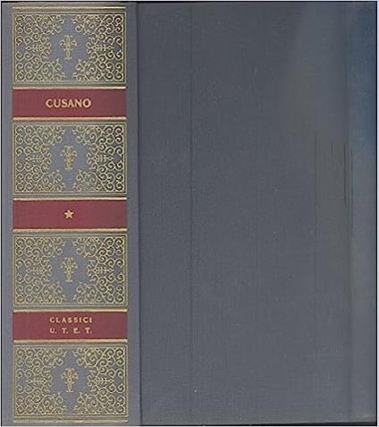 Opere filosofiche - Niccolò Cusano - copertina