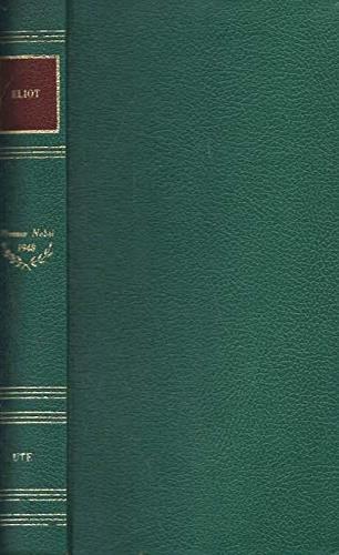 Poesia-Prosa-Teatro. Nobel 1948 - Thomas S. Eliot - copertina