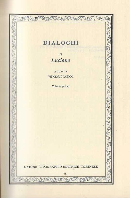 Dialoghi. Vol. 1