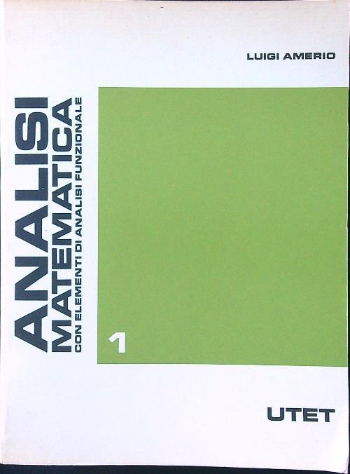 Analisi matematica. Vol. 1