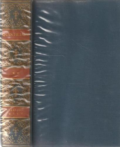 L' istituzione oratoria. Vol. 2 - M. Fabio Quintiliano - copertina