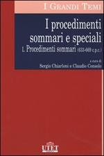I procedimenti sommari e speciali. Vol. 1: Procedimenti sommari (633-669 c.p.c.).
