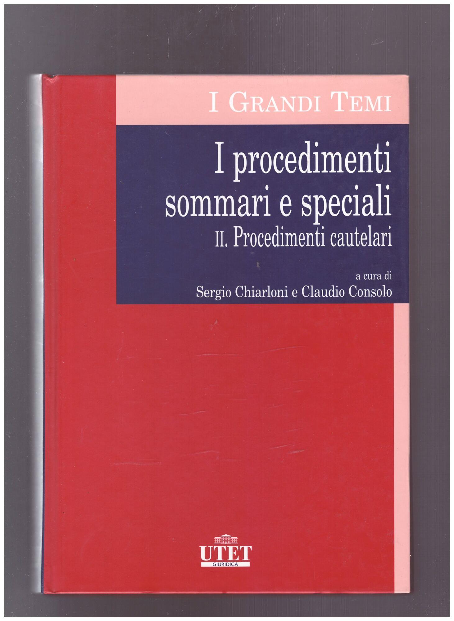 I procedimenti sommari e speciali. Vol. 2: Procedimenti cautelari