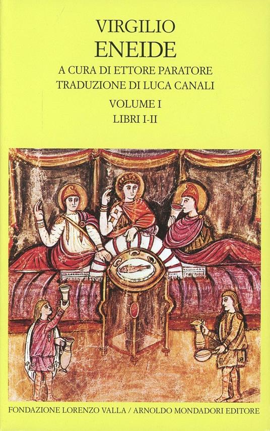 Eneide. Testo originale a fronte. Vol. 1: Libri I-II. - Publio Virgilio Marone - copertina