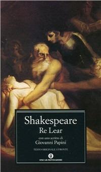 Re Lear - William Shakespeare - copertina