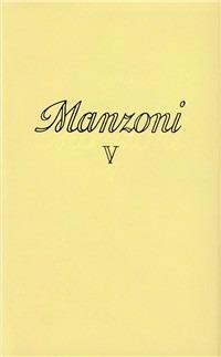 Scritti letterari - Alessandro Manzoni - copertina